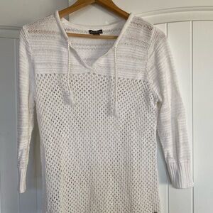 Eddie Bauer Cream Knit Sweater
